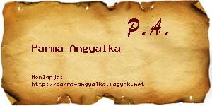 Parma Angyalka névjegykártya